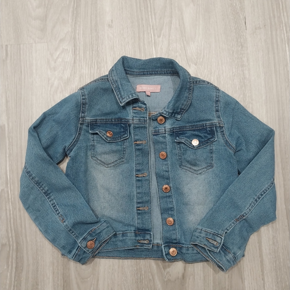 Girls BCBG Girls Kids Denim Jacket Size 7/8
